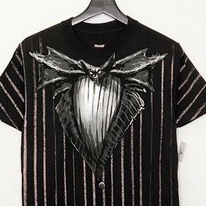 Disney Parks Nightmare Before Christmas Jack Skellington Costume Shirt New Small